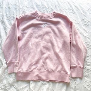 Pastel Pink Kids Nike Sweatshirt Size Medium